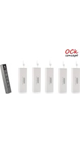 Resim ock concept 5 Adet Cuppon Sp 22 Panjur Giyotin Pergola Alıcısı ve 1 Adet Stilo 5 Kanallı Grup Kumanda Seti 