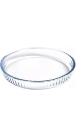 Resim Selka Home Yuvarlak Fırın Kabı Borcam 