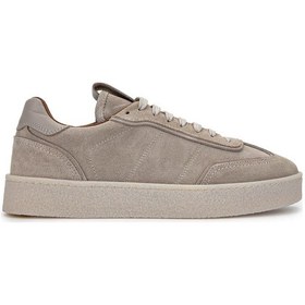 Resim Tamer Tanca Erkek Hakiki Deri Bisküvi Süet Sneakers & Spor Ayakkabı 1111 4411 Erk Ayk Y25 Bıskuvı Suet Bej 