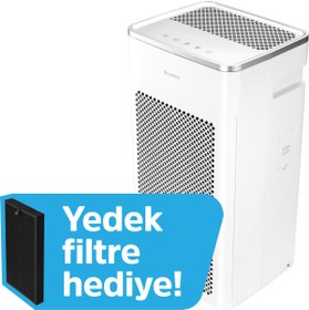 Resim Gree Square Hava Temizleme Cihazı 3'lü Filtre H13 Hepa Filtre - Ultraviole A Işık 