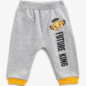 Resim Erkek Bebek The Lion King Lisanslı Baskılı Normal Bel Pamuklu Eşofman Altı 