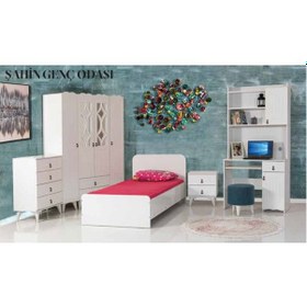 Resim Kdl Şahin Genç Odası Takımı Beyaz 