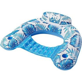 Resim Suntek Plaj Tatili Rahatlatıcı Için Şişme Havuz Oyuncak Mavi 