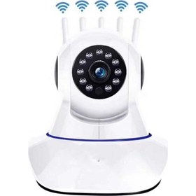 Resim Pazariz KS-516 5 Antenli Gece Görüşlü Hd 360 Derece Wifi Ip Kamera 