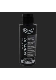 Resim Rich Master Akrilik Boya 120Ml 230 Siyah 