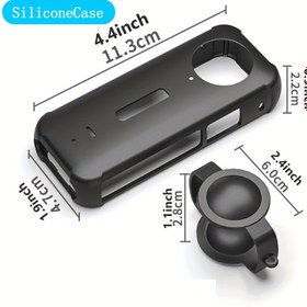 Resim Insta360X3 Silikon Koruyucu Kılıf - Darbeye Dayanıklı & Çarpışma Önleyici Kapak, Elektronik Aksesuarlar 