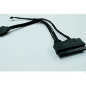 Resim Sata Çevirici Kablo - 7+15 Pin Power+Data To Sata Data+5 Pin Powe 
