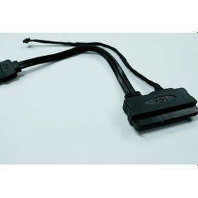 Resim Sata Çevirici Kablo - 7+15 Pin Power+Data To Sata Data+5 Pin Powe 
