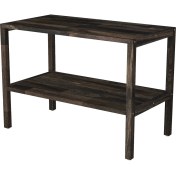 Resim INTERBUILD REAL WOOD Interbuild Masif Akasya Ağaç,holger 2 Katlı Çok Amaçlı RAF,699X375X500 Mm, Espresso Renk 