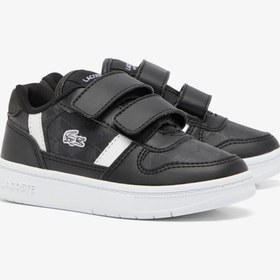Resim Lacoste T-Clip Bebek Siyah/Beyaz Spor Ayakkabı 