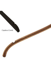 Resim Nyn Ahşap Askı Gömlek Pantolon Askısı Ceviz Renk 100 Adet 