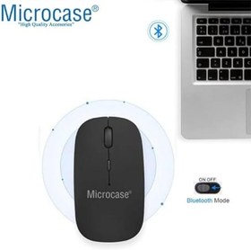 Resim Microcase 800-1200-1600 DPI Bluetooth Kablosuz Mouse - AL2722 (Mor) 