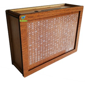 Resim kalides Parabox - 10.000tl Kumbara (KURULU) , Ahşap Para Biriktirme Hedef Kutusu - Hediyelik Ürünler 