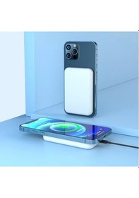 Resim Magsafe Powerbank Kablosuz Manyetik Güç Bankası 15w 
