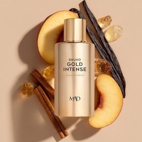 Resim MAD Parfüm Bruno Gold Intense,Extrait De Perfume,Tropikal Meyveler, Yasemin ve Amber ile Meyvemsi, Baharatlı ve Kalıcı,Erkek Parfümü 100ml 