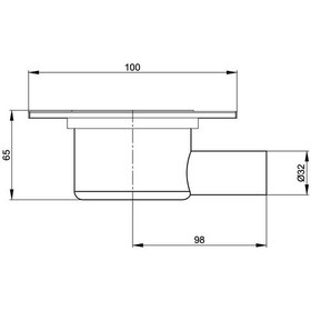 Resim Yak Yer Sifonu Süzgeci 10X10 Cm 101019040 