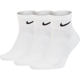 Resim Nike Everyday Cushion Ankle Erkek Beyaz Günlük Çorap SX7667-100 