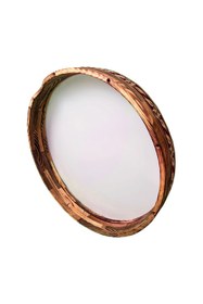 Resim hanartz 45 cm Film Deri Bendir – İçten Akortlu | Alyan Ayarlı, Çam Ağacından El Yapımı 