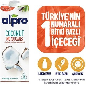 Resim Alpro Şekersiz Hindistan Cevizi Sütü 1 L 