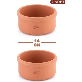 Resim Elizi Çömlekleri Sırlı Toprak Güveç Kâse 1 Lt. 