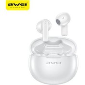 Resim T87 Beyaz Awei T87 Kulaklık Bluetooth 5.3 Kulaklık Kablosuz Bluetooth Kulaklık Dokunmatik Kontrol Stereo Kulaklık Su Geçirmez Spor Kulaklık 