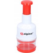 Resim Alpina Basmalı Doğrayıcı - Beyaz / Kırmızı 
