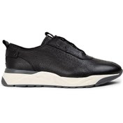 Resim Deery Hakiki Deri Siyah Erkek Sneaker Ayakkabı 
