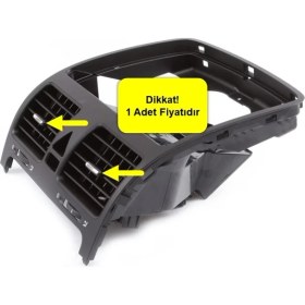 Resim After Vw Jetta Mk5 2006-2011 Orta Havalandırma Izgarası Yön Tuşu 1K0819728J 1 Adet 