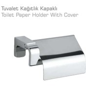 Resim Duxxa F1 Tuvalet Kağıtlığı (a.1708)toilet Paper Holder With Lid 