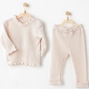 Resim Nessiworld Andywawa AC25093 Sweet Penguin 2'Li Bebe Takım Ekru 