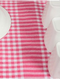 Resim Fuşya Renkli Pöti Kare Kurulama Bezi,beslenme Ve Servis Peçetesi 