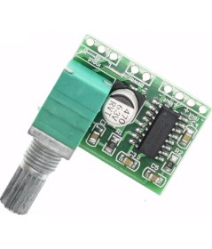 Resim Robotekno Ses Yükseltici Mini Amfi Devresi PAM8403 Stereo 3W Amplifier 5V 