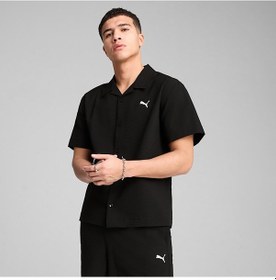Resim Puma Wardrobe Essentials Erkek Siyah Gömlek 629663-01 Siyah 