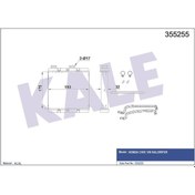 Resim KALE OTO Radyatör 355255 Kalorifer Brazıng Honda Civic VIII Kalorifer 