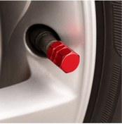 Resim YİĞİT SHOPİNG Alüminyum Sibop Kapağı 4'lü Set Kırmızı 