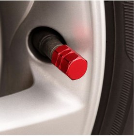 Resim YİĞİT SHOPİNG Alüminyum Sibop Kapağı 4'lü Set Kırmızı 