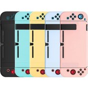 Resim Nintendo Switch İçin Saf Renk Darbeye Dayanıklı Tpu Kılıf Pembe 