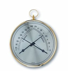 Resim Genel Markalar Analog Ortam Termometre & Higrometre Siyah 