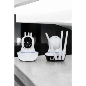 Resim Wifi Kamera Ev Kamerası Gece Görüşlü Kablosuz Bebek Izleme Kamerası 
