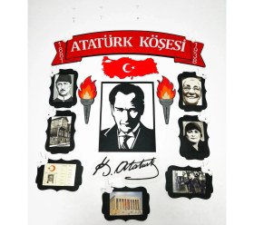 Resim Keçe Atatürk Köşesi Eğitim Materyali, Öğrenci ve Öğretmenler Için Güzel Bir Seçenek 