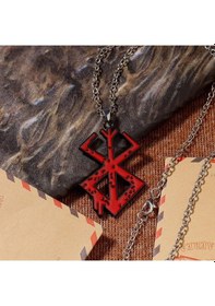 Resim Dükkan Design Berserk Animesi Siyah Logo Kolye Çok Renkli 