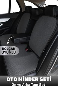 Resim Minderland Mindra Serisi Hyundaı Ionıq 6 2022+ Uyumlu Oto Koltuk Minder Seti - Füme 