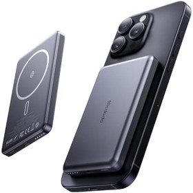 Resim Mcdodo MC-4641 20W 5000MAH Metal Ultra İnce Kablosuz PowerBank Siyah 