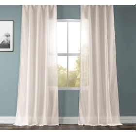 Resim Evdepo Home Kullanıma Hazır Keten Tül Perde (541075355) 