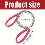 Resim 1 adet Paslanmaz Çelik Kablo Testeresi, Acil Durum Hayatta Kalma için El Tipi Metal Tel Kesme Aracı, PVC Boru & Halat Kesici, Fırçasız, Şarj Gerektirmez, Pil Gerektirmez, Kamp & Yürüyüş için İdeal, Kamp Aksesuarları 
