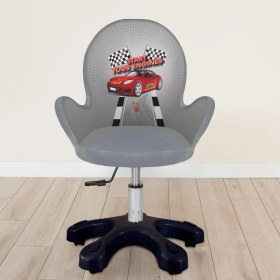 Resim Popcorn Kids Red Car Kollu Çalışma Sandalyesi (8-14 Yaş) 