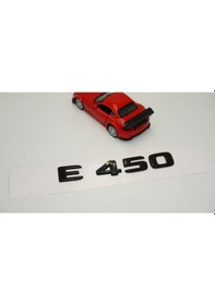 Resim E 450 Bagaj Parlak Siyah ABS 3M 3D Yazı Logo 