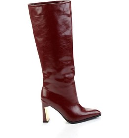 Resim Bordo Kadın Çizme K03565090642 Bordo 