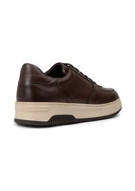 Resim Deery Hakiki Deri Kahverengi Erkek Sneaker Ayakkabı - 01965Mkhve06 Kahverengi 