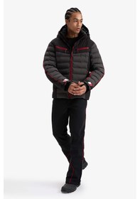 Resim Defacto Regular Fit Fermuarlı Düz Paça Softshell Kayak Pantolonu F5643ax25wnbk81 Siyah-bk81 